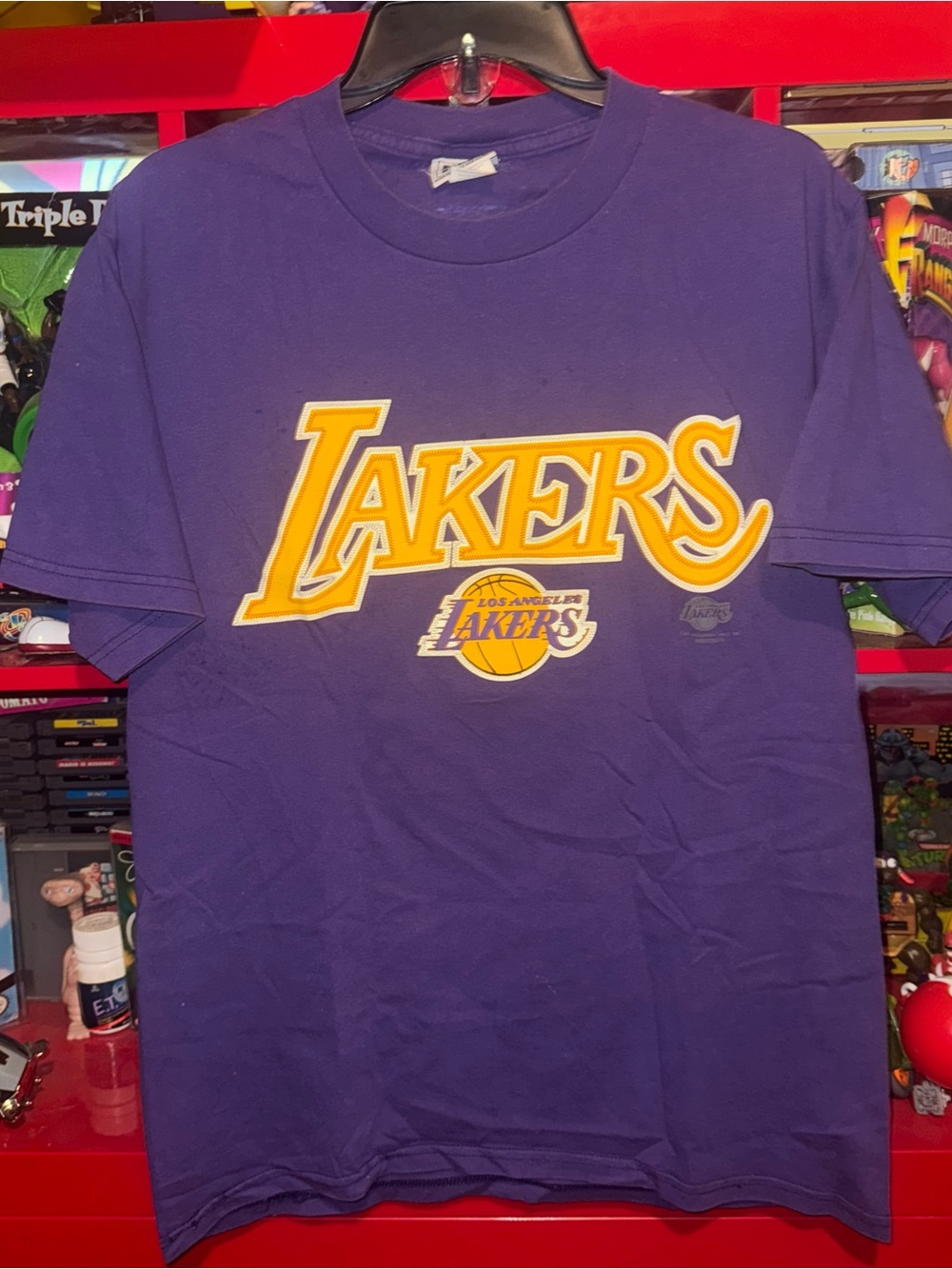 Vintage Lee Sports x Los Angeles Lakers Purple T-shirt
